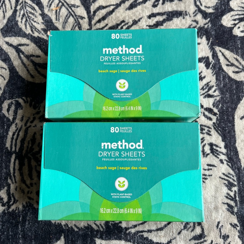 Method Beach Sage Dryer Sheets‎ - Green